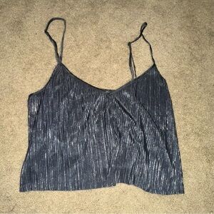 Victoria's Secret Shimmering Silver Camisole